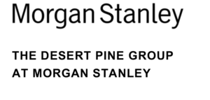Morgan Stanley Desert Pine logo for sponsorships