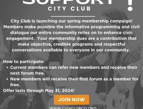 City Club Spring Membership Drive!